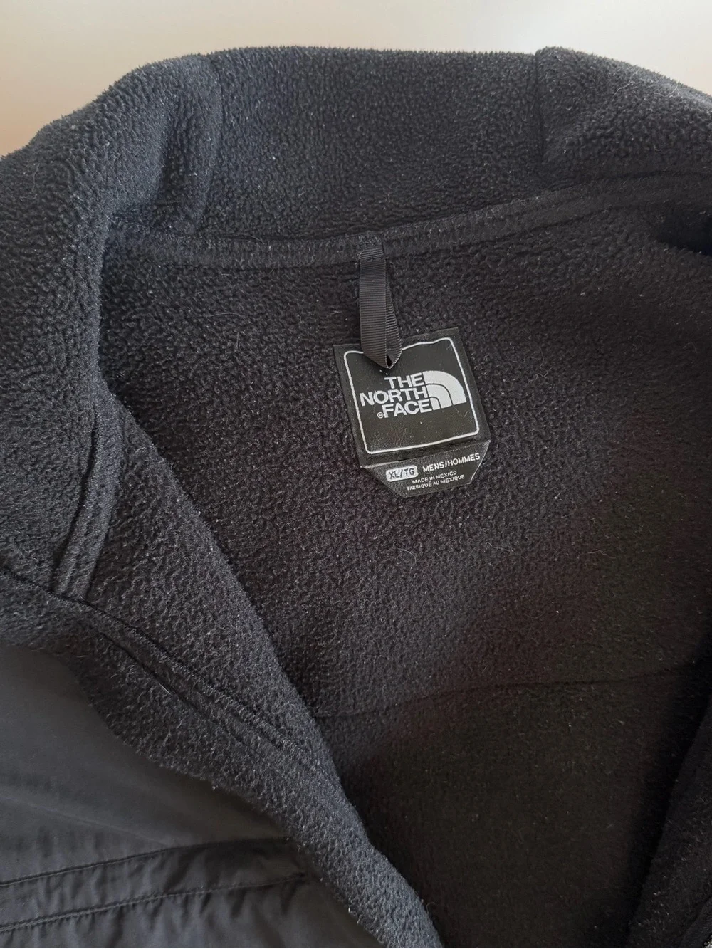 Vintage 2008 The North Face Denali Convertible Hoodie Jacket Vest Black Men XL